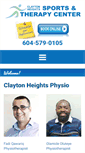 Mobile Screenshot of claytonheightsphysio.com